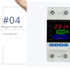 Releu digital de protectie tensiune monofazic 230v, reglabil si digital, ecran color, 63A