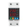 1 Releu digital de protectie tensiune monofazic 230v, reglabil si digital, recuperare automata, 1-63A