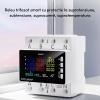 Releu trifazat smart de protectie supratensiune, suprasarcina si supracurent 3P+N, digital si – imagine 2 Releu trifazat smart de protectie supratensiune, suprasarcina si supracurent 3P+N, digital si color, senzor temperatura, recuperare manuala, 1-80A