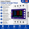 Releu trifazat smart de protectie bidirectional, supratensiune, suprasarcina si supracurent 3P+N, NOENNO, – imagine 2 Releu trifazat smart de protectie bidirectional, supratensiune, suprasarcina si supracurent 3P+N, NOENNO, SINCRON/ASINCRON, digital si color, recuperare automata, 1-100A