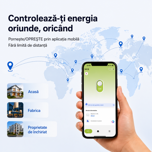 Releu smart, Wi-Fi, protectie supratensiune/subtensiune, contor energie, reglabil 1–63A NOENNO – imagine 4 Releu smart, Wi-Fi, protectie supratensiune/subtensiune, contor energie, reglabil 1–63A NOENNO