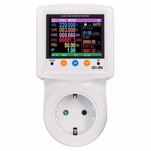 Priza inteligenta WIFI, tip contor, programabila, afisaj color, V/ A/ KW/ Kwh, Priza inteligenta WIFI, tip contor, programabila, afisaj color, V/ A/ KW/ Kwh, setare cost energie, protectie supra/ subtensiune, supracurent, TUYA