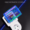 Priza inteligenta WIFI, tip contor, programabila, afisaj color, V/ A/ KW/ Kwh, – imagine 2 Priza inteligenta WIFI, tip contor, programabila, afisaj color, V/ A/ KW/ Kwh, setare cost energie, protectie supra/ subtensiune, supracurent, TUYA