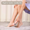 Pila Electrica pentru Talpi si Calcaie Noenno, 180 min Timp Functionare, 5 – imagine 6 Pila Electrica pentru Talpi si Calcaie Noenno, 180 min Timp Functionare, 5 Trepte de Viteza, Ecran LED Inteligent, Acumulator 2000 mAh Colectare Reziduri, Husa de transport si 3 Capete incluse, Incarcator USB-C, Roz
