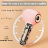 Pila Electrica pentru Talpi si Calcaie Noenno, 180 min Timp Functionare, 5 – imagine 5 Pila Electrica pentru Talpi si Calcaie Noenno, 180 min Timp Functionare, 5 Trepte de Viteza, Ecran LED Inteligent, Acumulator 2000 mAh Colectare Reziduri, Husa de transport si 3 Capete incluse, Incarcator USB-C, Roz