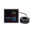 Panelmetru combinat si multifunctional, 6 in 1 AC 50-300V, 0-100 A color – imagine 3 Panelmetru combinat si multifunctional, 6 in 1 AC 50-300V, 0-100 A color cu transformator de curent