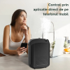 Difuzor profesional de parfum pe baza de ulei esential, odorizant cu rezervor de 400ml, aplicatie prin bluetooth, negru