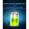 Scrumiera electrica cu purificator de aer si aromaterapie, filtrare prin patru straturi, – imagine 2 Scrumiera electrica cu purificator de aer si aromaterapie, filtrare prin patru straturi, doua ventilatoare, functie setare timp, Baterie 1200mAh, Neagra