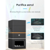 Scrumiera electrica cu purificator de aer si aromaterapie, filtrare prin patru straturi, – imagine 4 Scrumiera electrica cu purificator de aer si aromaterapie, filtrare prin patru straturi, doua ventilatoare, functie setare timp, Baterie 1200mAh, Neagra