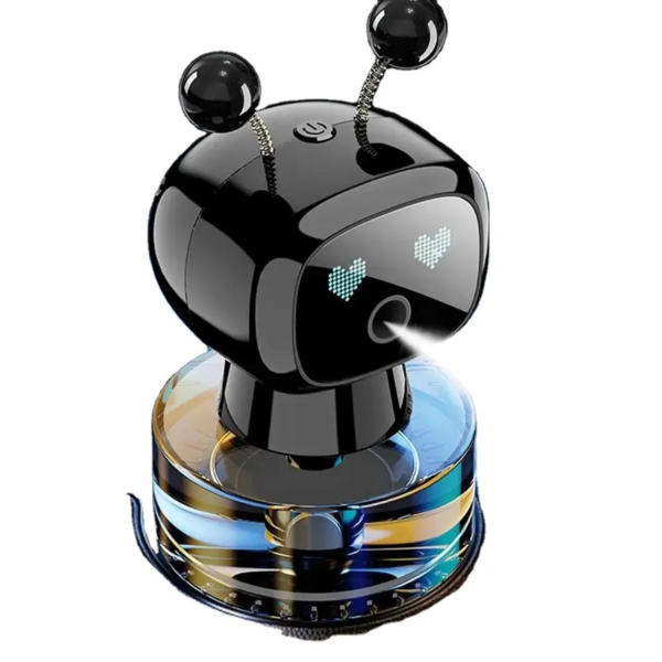 Difuzor de arome auto, aromaterapie. odorizant mirosuri, senzor de vibratie, baterie, incarcare Difuzor de arome auto, aromaterapie. odorizant mirosuri, senzor de vibratie, baterie, incarcare Type C, negru