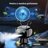 Difuzor de arome auto, aromaterapie. odorizant mirosuri, senzor de vibratie, baterie, incarcare – imagine 4 Difuzor de arome auto, aromaterapie. odorizant mirosuri, senzor de vibratie, baterie, incarcare Type C, negru