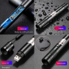 Jucarie interactiva pentru animale, laser pointer, lumina rosie, design portabil, USB, otel inoxidabil, negru