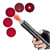 Jucarie interactiva pentru animale, laser pointer, lumina rosie, design portabil, USB, otel inoxidabil, negru