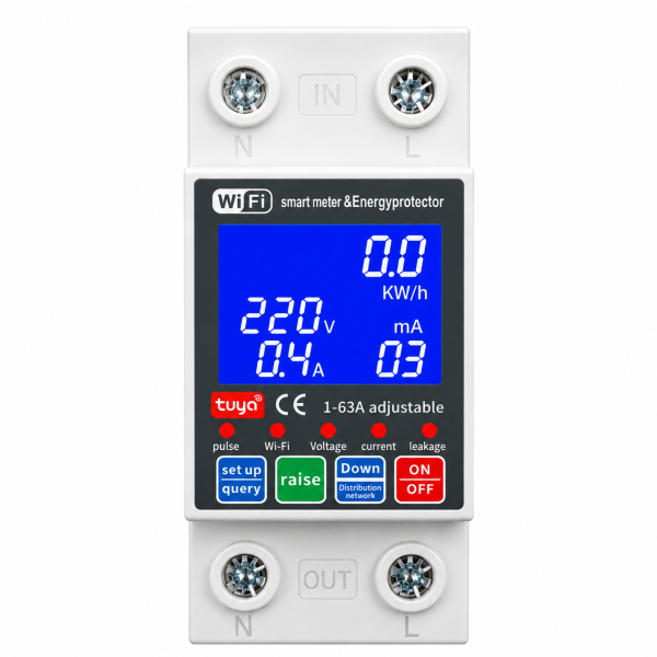 ChatGPT Image Sep 26, 2026, 03_33_08 PM Contor de energie bidirectional Tuya, Smart meter, releu de protectie supra/ subtensiune, intarziere la pornire, protectie scurgeri tensiune reglabil 1-63A monitor energie, panouri fotovoltaice
