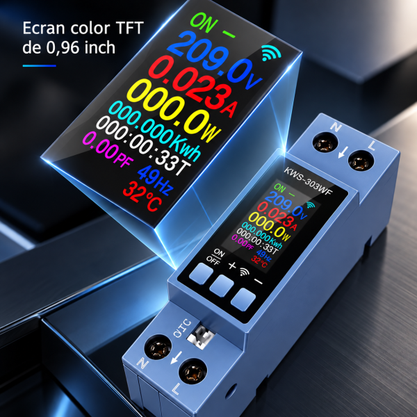 ChatGPT Image Sep 26, 2026, 04_50_39 PM Siguranta Smart 1P+N, WiFi cu control la distanta prin TUYA, ecran color TFT, masurare si monitorizare putere, protectie la supratensiune, sub tensiune si supracurent, senzor temperatura 63A
