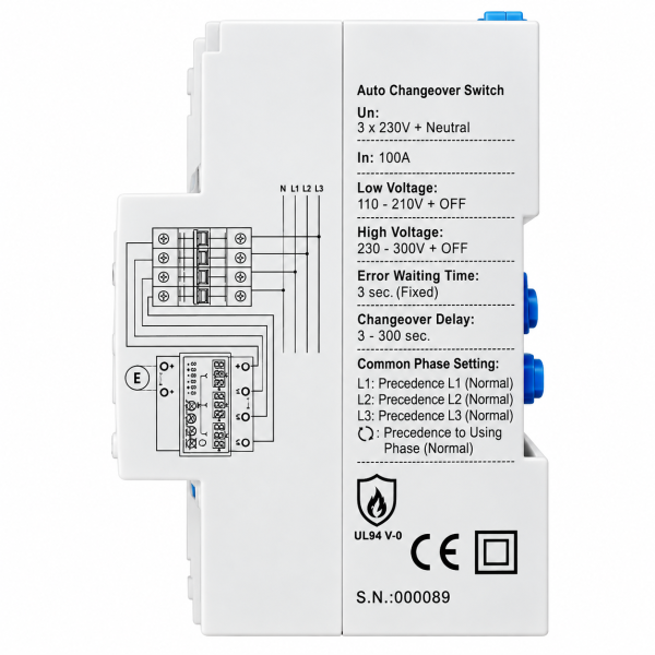 ChatGPT Image Sep 26, 2026, 06_43_18 PM Releu comutator automat de faze si protectie tensiune, ATR, cu recuperare, 100A