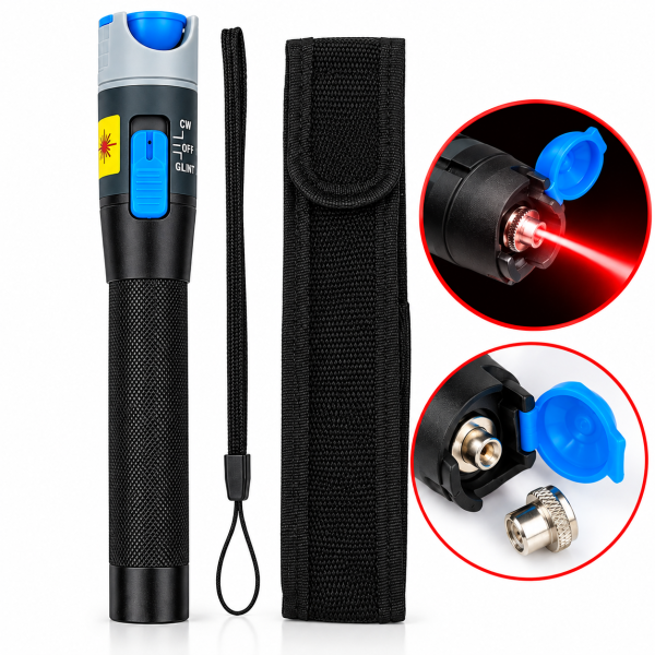 ChatGPT Image Sep 27, 2026, 07_44_45 AM Tester fibra optica raza 30 km pentru detectare si localizare cablurilor de fibra optica, laser 30 Mw, LC, ST, SC