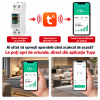 Control inteligent al energiei cu Tuya Contor electric si releu de protectie WIFI 40A cu afisaj color, protectie tensiune si curent NOENNO