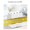Instalare pe sina DIN Releu trifazat smart de protectie supratensiune, suprasarcina si supracurent 3P+N, digital si color, senzor temperatura, recuperare manuala, 1-80A