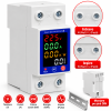 Releu monofazat si contor de energie cu afisaj color NOENNO, 230V/1-63A, reglabil, digital cu multiple protectii