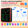 Monitor calitate aer 15-in-1 NOENNO WiFi, afisaj color, senzori CO2, TVOC, HCHO formaldehida, temperatura si umiditate, reincarcabil usb, Tuya