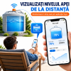 Monitorizarea Inteligentă a Nivelului Apei Senzor nivel apa inteligent Tuya cu ultrasunete, wifi, masurare lichid pana la 4 metri, automatizare pompe