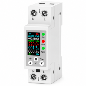 Contor electric si releu de protectie WIFI 40A cu afisaj color, protectie tensiune si curent NOENNO