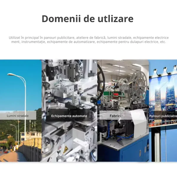 Releu monitorizare tensiune trifazic, protectie supratensiune si subtensiune cu pornire intarziata
