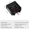 Egalizator baterii 24V, 2 x 12V, pentru panouri fotovoltaice cu afisaj LCD, – imagine 3 Egalizator baterii 24V, 2 x 12V, pentru panouri fotovoltaice cu afisaj LCD, protectie la polaritati, Negru
