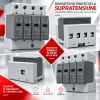 ss Descarcator supratensiune AC 3P+N, SPD tip 2, trifazat, 20KA - 40 KA, raspuns ≤25ns